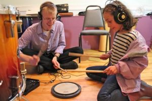Playing Drums - Portland Conservatory of Music